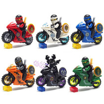 Ninja Figures weapon Building Block brick Motorcycle Marvel Tornado Ninja Building Block DIY Compatible legoed toys for children