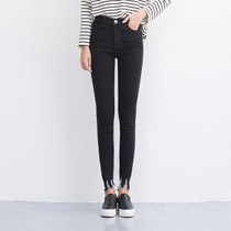Dark Blue High Waist Jeans Women Skinny Ripped Jeans Denim Trousers Fashion Pencil Jeans For Women Stretch Pants Women