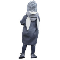 Kids Baby Cute Rabbit Ears Hooded Coat Girls Boys Winter Warm Jacket Outerwear