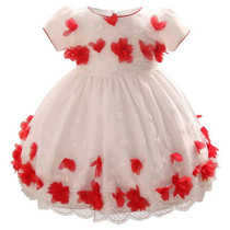 Baby Dress For Girl Children's Costume For Kids Party Wear Lace Christening Gowns Baptism Clothes Girl First Birthday Outfits