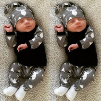 Baby boy clothes autumn infant clothes baby girl clothing sets fashion cotton long sleeve newborn 3pcs suits children outfits