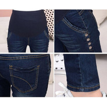 Denim Elastic Waist Maternity Jeans Pregnant Pants Clothes For Pregnant Women Pregnancy Trousers Clothing Maternidad Winter Fall