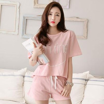 Leisure Clothes Newest 2017 Summer Short Sleeved Women Pajamas Carton Pyjamas Lovely Sleepwear Women Sets