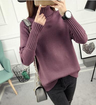 Autumn Winter Turtleneck Sweater Women 2017 New Design Green Thick Tricot Women Sweater And Pullover Female Jumper Tops LU405