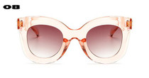 RSSELDN 2017 Fashion Sunglasses Women Luxury Brand Designer  Sun glasses Female Rivet Shades Big Frame Style Eyewear UV400