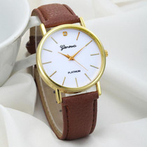 Lovesky Hot Selling Fashion Women Watch Design Dial PU Leather Band Analog Quartz Wrist Watch Freeshipping & Wholesale