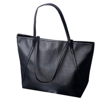 Larger Capacity Totes Female Bag Simple PU Leather Women Bags New 2017 Bolsas feminina Messenger Purse Bolsa