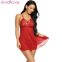 Avidlove Summer New Women Sexy Lace Nightgown