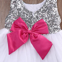 Kids Girls Dress Sequins Ball Gown Headband Tulle Bridesmaid Wedding Birthday Party Pageant Girl Clothes Dresses