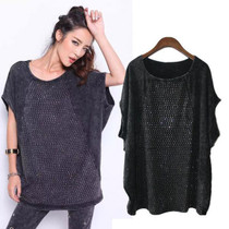 Harajuku T Shirt Women Ropa Mujer Camiseta Feminina Camisetas Y Tops t-shirt Roupas Femininas Rivet Punk Rock Women's Clothes