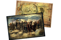 Hobbit retro Kraft Paper Map Classic Movie Poster vintage Wall Art Crafts Sticker Living Room Paint Bar Cafe Decor 42x30cmXN-019