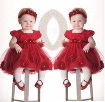 Baby Toddler Girl Dress Flower Princess Wedding Party Pageant Tulle TUTU Dresses Infant Kids Children Girls Clothing