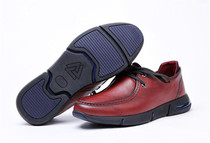 Genuine Leather Mens Shoes Casual Top Quality Brand Moccasins Men Loafers Lace Up Leather Shoes Men
