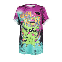 ISTider Summer Punk Women Tops Pokemon Three Eyes Green Pikachu T Shirt Girl/Boy Funny Hip Hop T-Shirt Casual Loose Tee Shirt