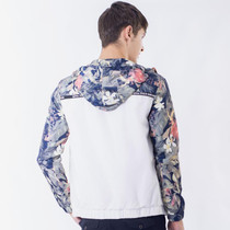 MECEBOM Floral Bomber Jacket Men Hip Flowers Pilot Bomber Jacket Coat Men's Hooded Jackets Plus Bomber jacket men BBJ50