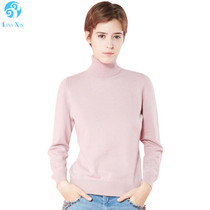 Liny Xin 100% Cashmere Women's Sweater and Pullover Winter Turtleneck Sweater Women Long Sleeve Slim fit knitted Sweater