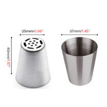 LINSBAYWU Russian Tulip Flower Cake Icing Piping Nozzles Decorating Tips Baking Tool #3