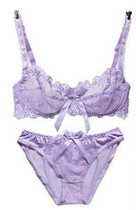 Lingerie plus size Ultra-thin Bra Brief Sets Push up Bra and Panties Female Underwear bra Set Transparent Women's Sexy bra