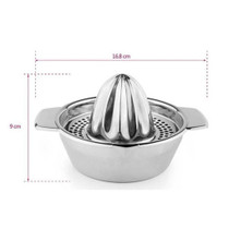 Stainless Steel Manual Lemon Juicer Squeezer with Bowl