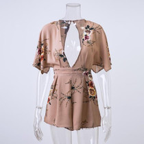 Stylish Boho Floral Print Women’s Playsuit by Lily Rosie Girl