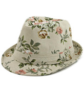 Stylish Cream Floral Sun Hat for Women - Trendy Garden Accessory