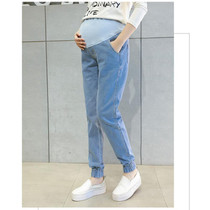 Maternity Denim Trousers Pregnancy Jeans For Pregnant Women Jeans High Waist Pregnancy Clothes Pants Maternity Clothes B0184