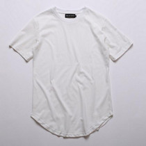 New Clothing Mens Long t shirt Men Tops Hip hop tee T-shirt Men Hiphop Short Sleeve Longline casual Tee shirts JH806764