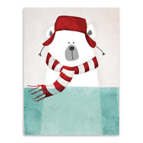 Modern Cute Animal Print Poster Nursery Wall Art Bear Hippo Penguin Picture Canvas Painting Kids Room Nordic Home Decor No Frame