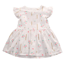 2017 New Cute Baby Girl Toddler Kids Flower Princess Party Pageant Wedding Sleeveless Dresses