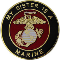My Sister is a Marine 1" Lapel Pin
