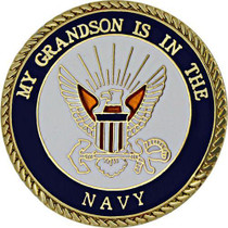 My Grandson is in the Navy 1" Lapel Pin