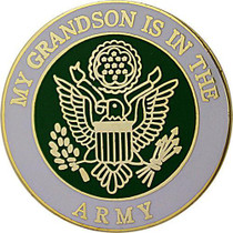 My Grandson is in the Army 1" Lapel Pin