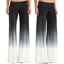 Fashion 2017 Female Casual Loose Trousers Women Pants Comfortable Wide Leg Elastic Waist Pants