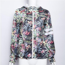 2017 Flower harajuku sweatshirt women Long Sleeve Zipper hoodie Casual moletom women's kawaii hoodies Autumn Streetwear sukajan