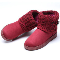 Female Women Snow Boots Slim winter Boots Fashion Ankle Boots flat Botas Women winter warm Shoes RD930307