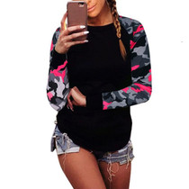 2017 Harajuku Hoodies Women Casual Sweatshirts BTS Moleton Camouflage Long Sleeve Cotton Pullover Top Shirt Tracksuits Sudaderas