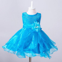 2017 New Toddler Girl Dress Christmas Costumes Baby Girls Princess Dresses 1 Year Birthday tutu Kids Party Dresses For Girls