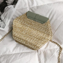 Hexagon Mulit Style Straw Crossbody