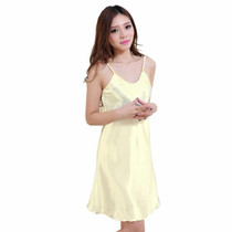 2016 Fashion Women's Nightshirts Satin Chemises Comfortable Slip Sleepwear