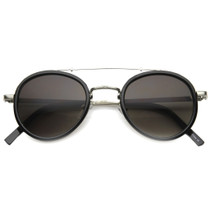 Retro Vintage Dapper Round Aviator Sunglasses 9921