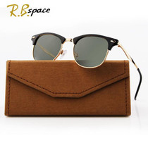 2017 new fashion RBspace sunglasses men's designer brand polarized coating sunglasses men's  UV400 driving glasses men and women