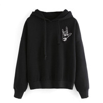 2017 Winter Autumn Women Pullover Sweatshirt Alien UFO Printed Tumblr Harajuku Thicken Warm Female Hoodies Clothes
