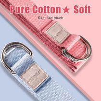 Stretching Strap/Belt 3.2m  And Yoga Blocks Combo Pink