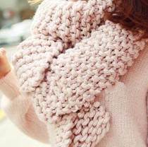 2016 Coarse Wool Handmade Scarves knitted scarf women Fashion Pure neck Woolen Scarf Autumn Winter Scarf Women Warm shawls