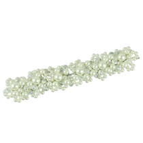 Durable 2017  hair Accessories for Wedding Crystal Rhinestone Pearl Wedding Hair bands Bridal Headband White