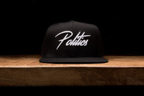 Politics Script Snapback - Black