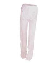 OMILKA 2017 Summer Women Lace Hollow Out See Through Mesh Pants Sexy Black White High Waist Flare Loose Nightclub Beach Trousers