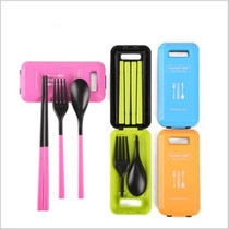 1Set Portable Travel Kids Adult Cutlery Travel Fork Tableware Dinnerware Sets Camping Picnic Set Gift For Child Kids
