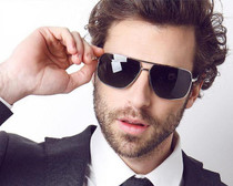 NOSSA Metal Frame Polarized Sunglasses High Quality Men's Fashion Sun Glasses Luxury Brand Male Eyewear