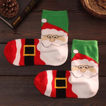 2017 New Christmas Socks Autumn Winter Warm Socks Fashion Christmas Cotton Socks Snowman Snowflake Deer Design Women Socks